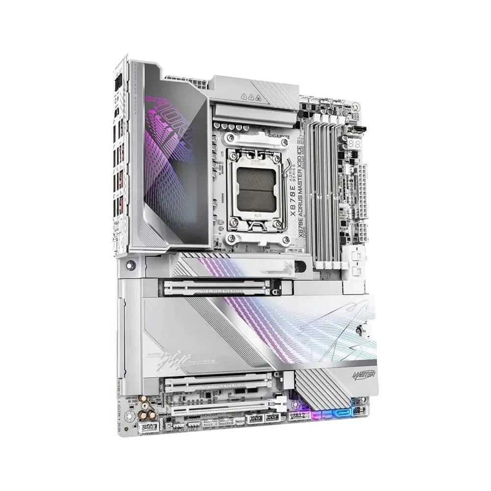 Gigabyte GA X870E AORUS MASTER X ICE 3D AMD Motherboard AM5 DDR5 ATX WiFi 7