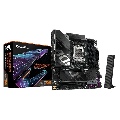 Gigabyte GA X870M AORUS ELITE WIFI7 DDR5 AMD Motherboard AM5 DDR5 Micro ATX