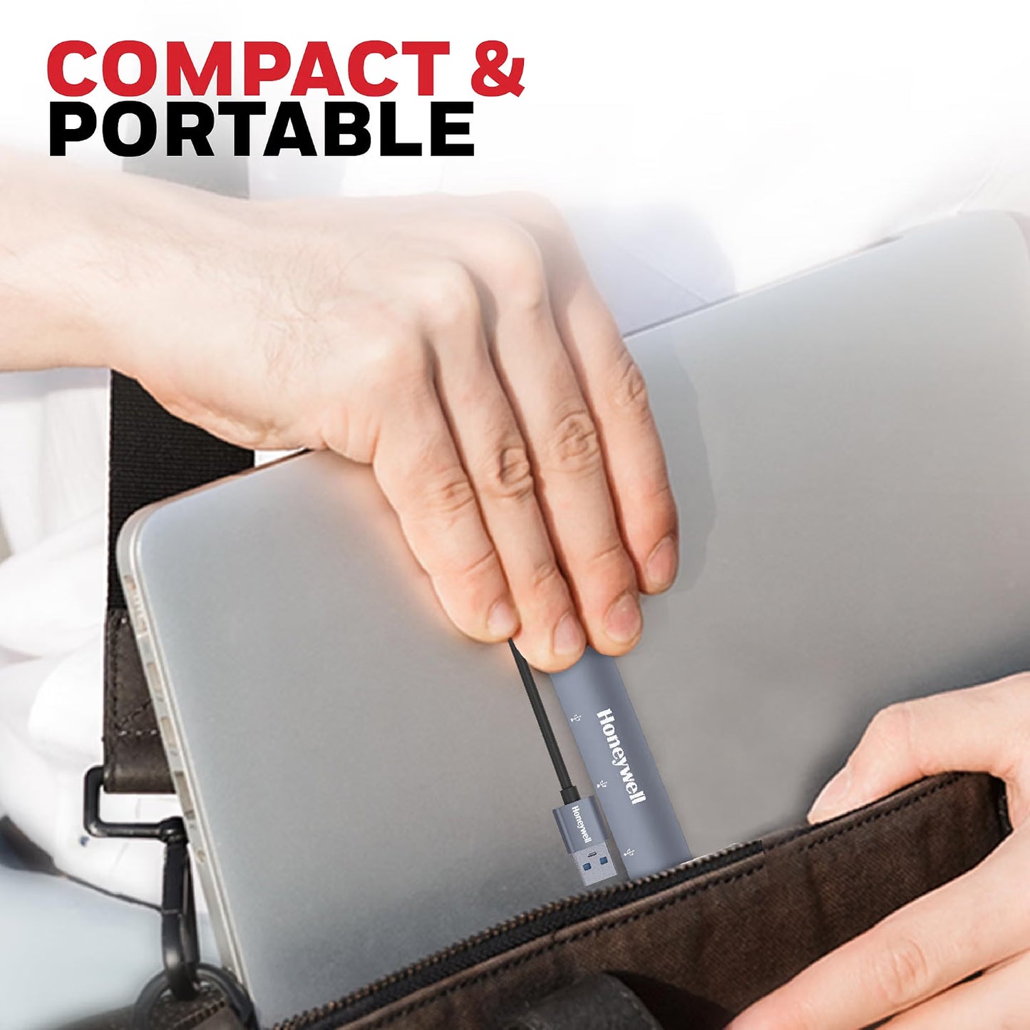 Honeywell 4-in-1 Ultra Slim USB Hub 1x USB 3.0 & 3x USB 2.0