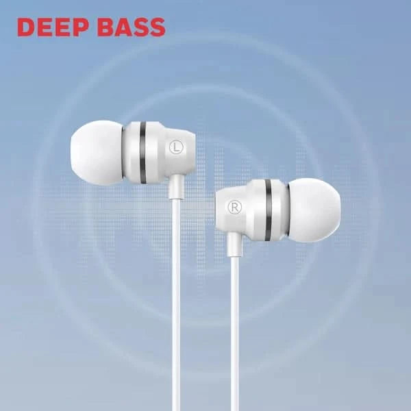 Honeywell Moxie V50 Wired Earphones White