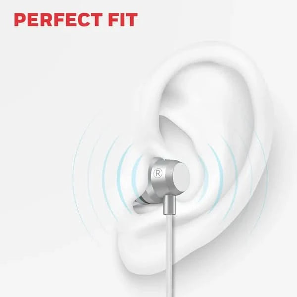 Honeywell Moxie V50 Wired Earphones White
