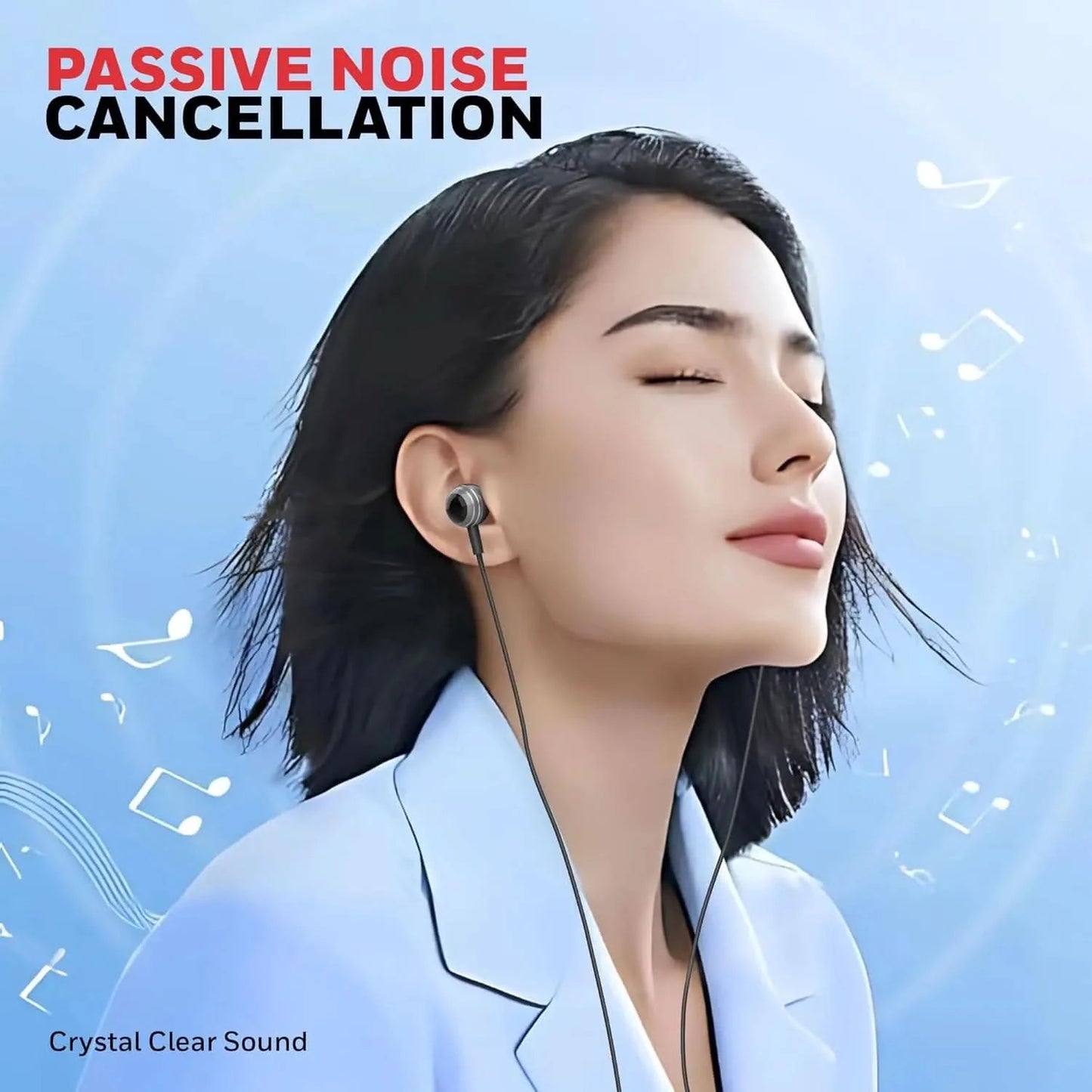 Honeywell Suono P70 Wired in Ear Earphones with Built in Mic 10mm*2 Drivers, Noise Cancelling and Ultra HD Mic, IPX4, Voice Assistant Enabled, HD Sound & Clear Audio, Type C Compatible, 1.2 Mtr Grey