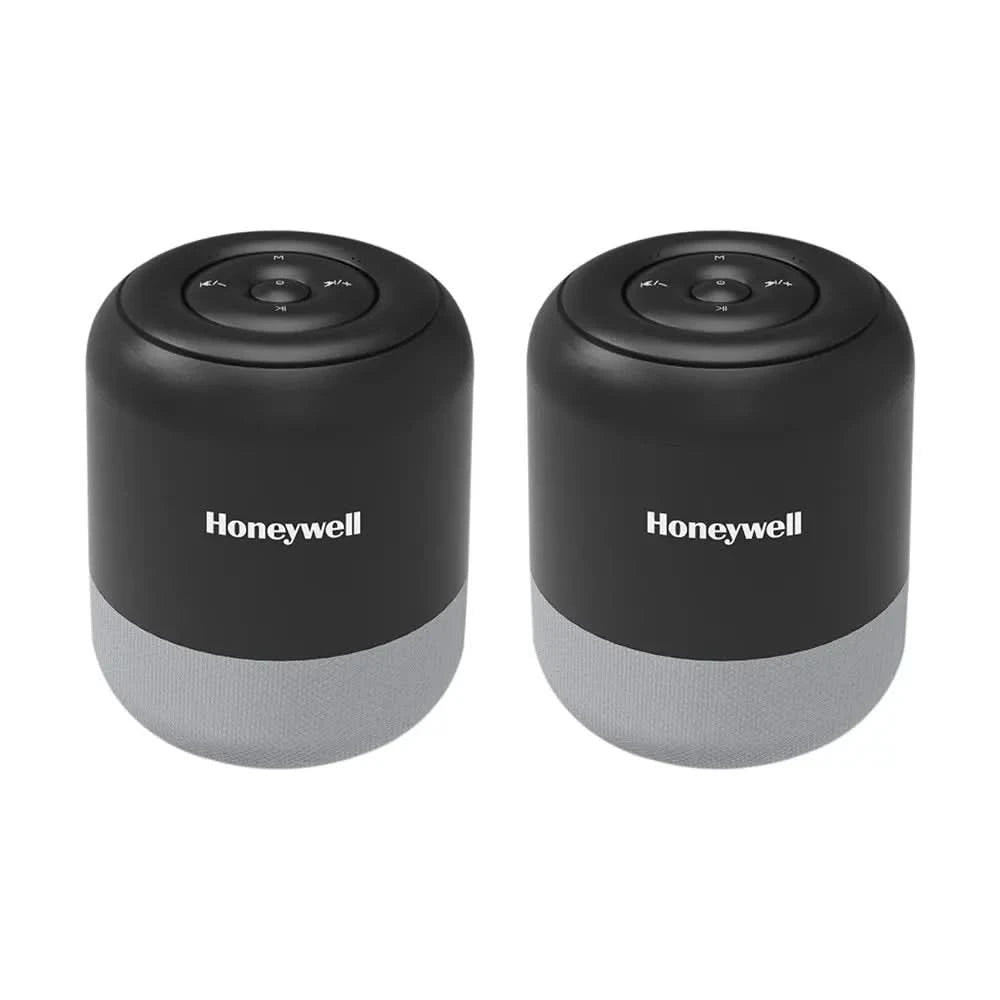 Honeywell Trueno U100 Bluetooth Speaker Duo 5 W Bluetooth Home Audio Speaker (Grey, Stereo Channel)