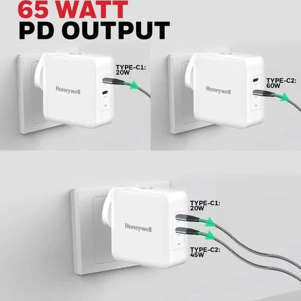 Honeywell Zest Charger - GaN 65W