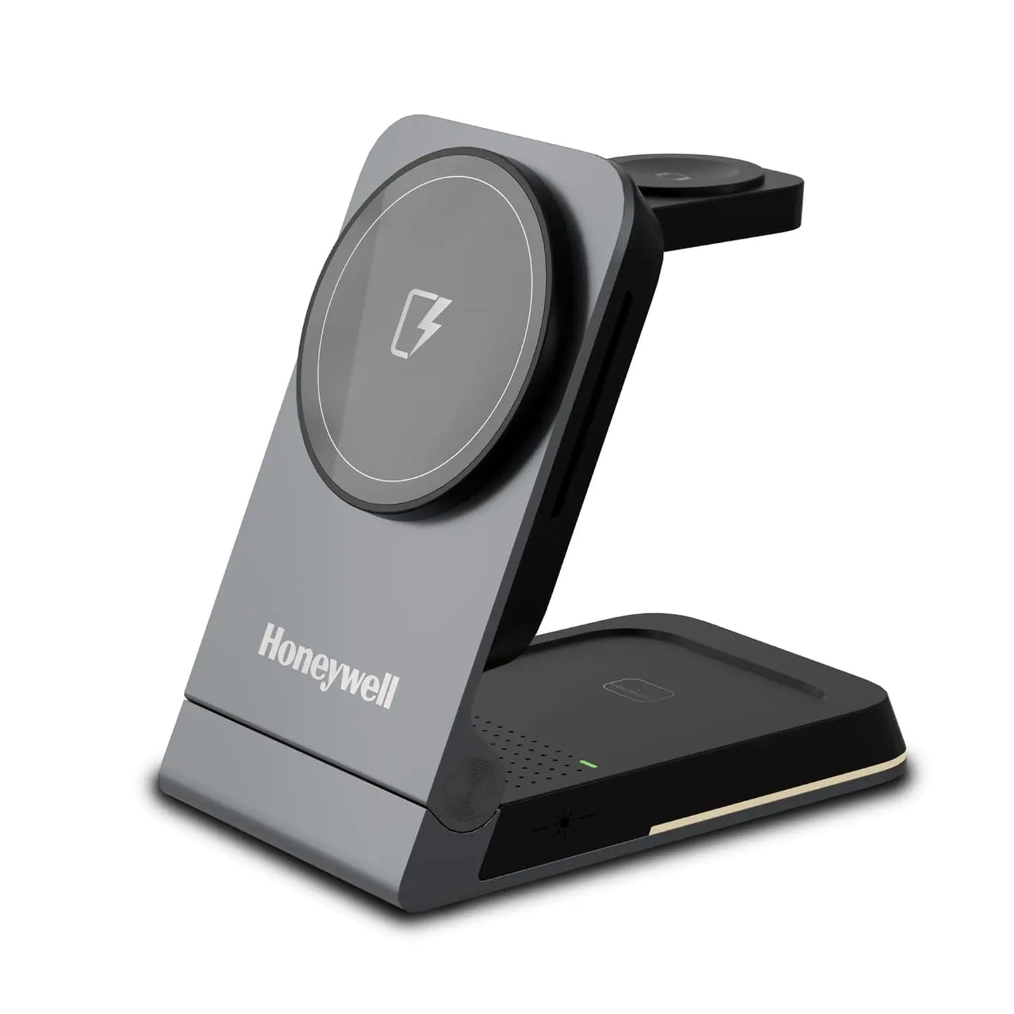 Honeywell Zest Wireless Flex 3-in-1 Platinum Series Foldable 23W Magnetic Wireless Fast Charger with Type-C Input, QC 3.0, Ultra-Fast Charging for iPhone 12 and Above, Apple Watches & AirPods