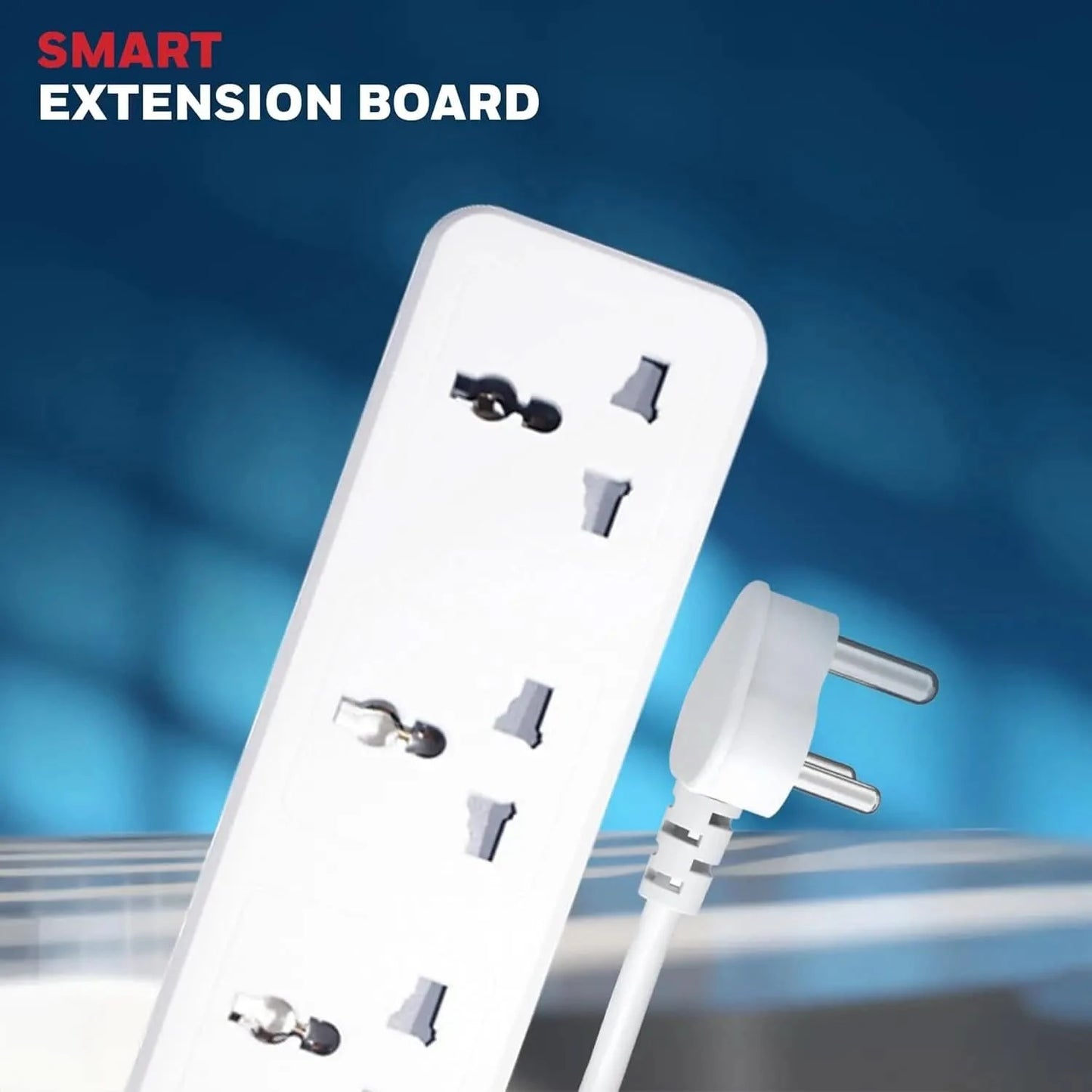 Honeywell 5 Outlet Extension Board with Master Switch, 6 Amps, 250V, 5 International Sockets, Pure Copper, 6 Advanced Safety Features, 2 Meter Power Cord, BIS Certified, 1 Year Warranty