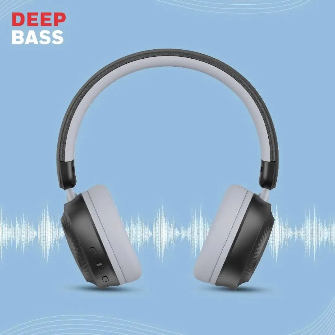 Honeywell Moxie V20 Bluetooth 5.4 Wireless On-Ear Headphones with Mic, ENC Noise Reduction, 25H Playback, Deep Bass, IPX4, AUX Support, 40ms Low Latency Gaming Mode, Stereo Sound, Padded Cushions