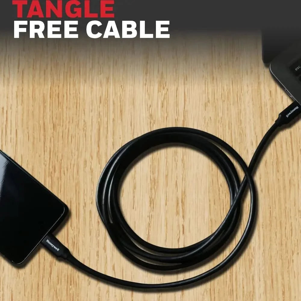 Honeywell Type C To Type C USB 3.1 Cable, PD 100W with Max Output 5A, QC 3.0, Ultra-Fast Charge & Sync Cable, 10 Gbps transfer speed,Compatible with Smartphones,Laptop,Power Bank, Tablet- 6 Feet(1.8M)