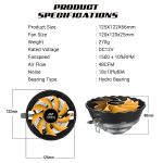 ANT ESPORTS ICE-C120 CPU AIR COOLER