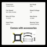 ANT ESPORTS ICE-C612 V2 CPU AIR COOLER