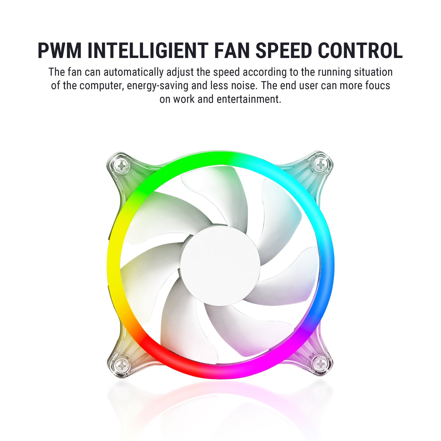 ANT ESPORTS ICE CHROMA ML240 ARGB LIQUID COOLER - WHITE