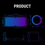 ANT ESPORTS ICE CHROMA ML240 ARGB LIQUID COOLER - WHITE