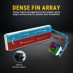 ANT ESPORTS ICE-INFINITE 360 ARGB CPU LIQUID COOLER - WHITE