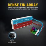 ANT ESPORTS ICE-INFINITE 240 ARGB ALL IN ONE 240MM CPU LIQUID COOLER (WHITE)