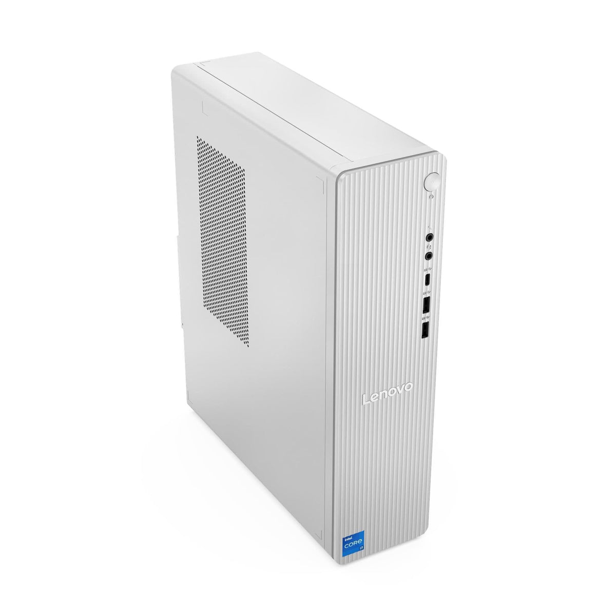 Lenovo IdeaCentre Tower 90XW007FIN Desktop, Intel Core i3-1315U, 8GB DDR5 RAM, 512GB SSD, Windows 11 Home, 1 Year Warranty, Grey