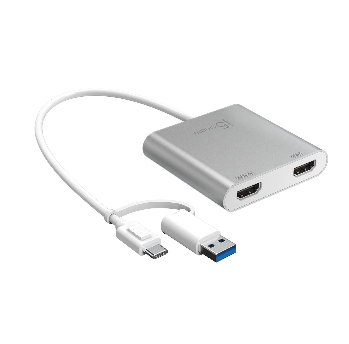 J5CREATE USB-C & USB-A TO DUAL HDMI MULTI-MONITOR ADAPTER (MAC & WINDOWS)