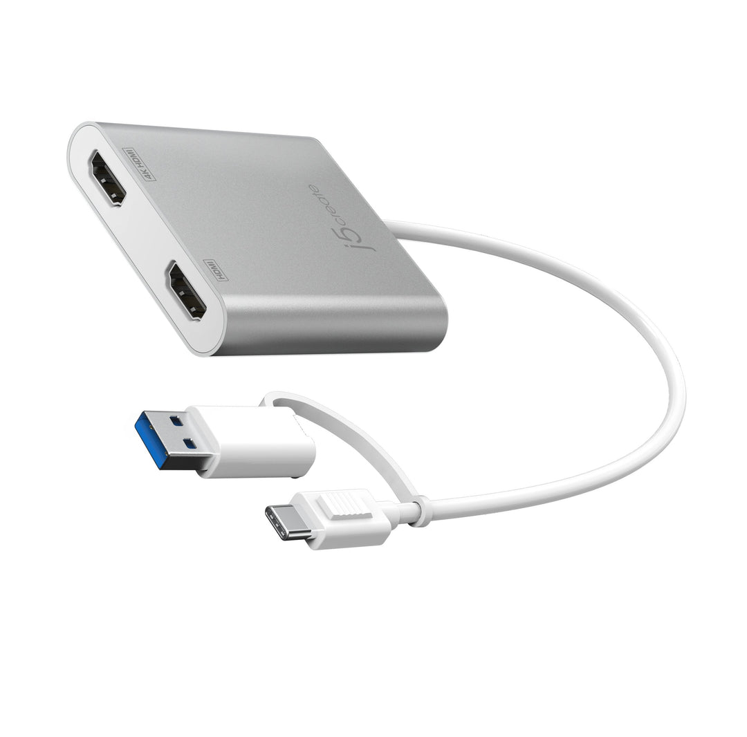J5CREATE USB-C & USB-A TO DUAL HDMI MULTI-MONITOR ADAPTER (MAC & WINDOWS)