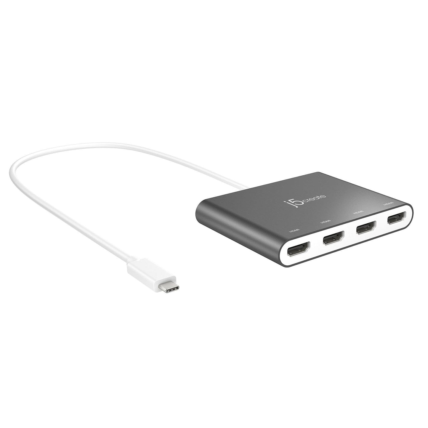 J5CREATE USB-C TO 4-PORT HDMI MULTI-MONITOR ADAPTER (MAC & WINDOWS)