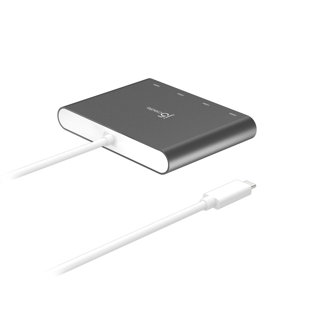 J5CREATE USB-C TO 4-PORT HDMI MULTI-MONITOR ADAPTER (MAC & WINDOWS)