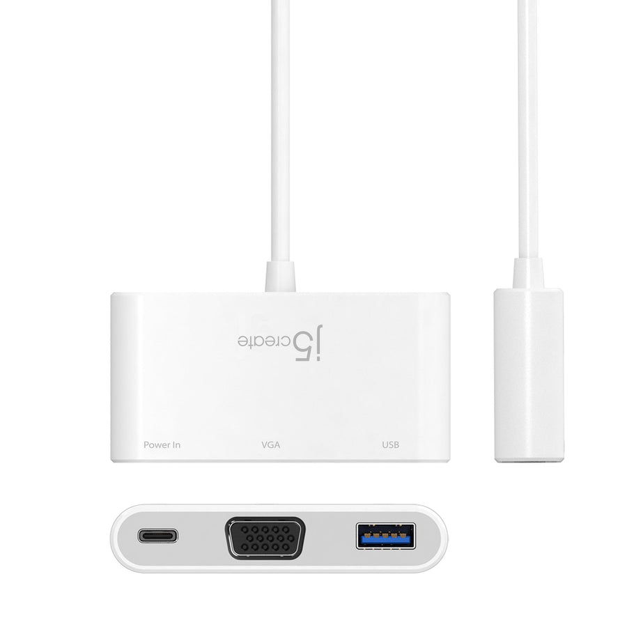 J5CREATE USB-C TO VGA & USB 3.0 WITH POWER DELIVERY