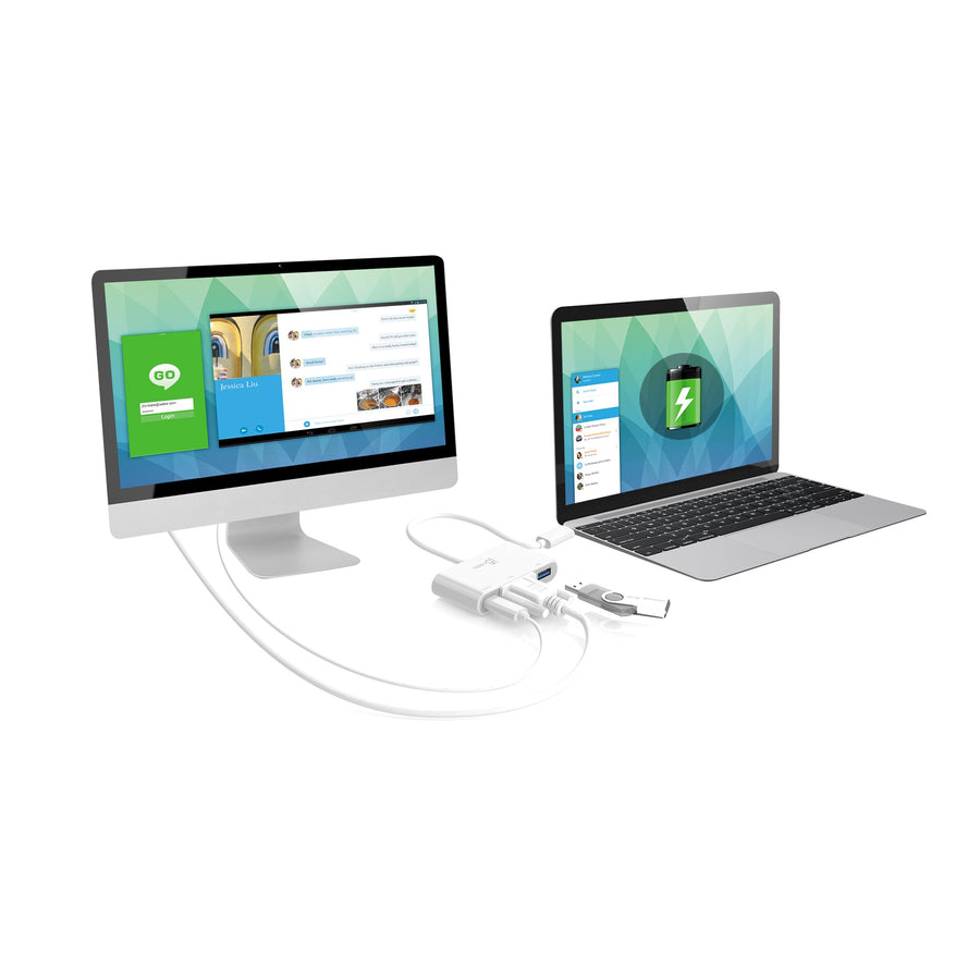 J5CREATE USB-C TO VGA & USB 3.0 WITH POWER DELIVERY