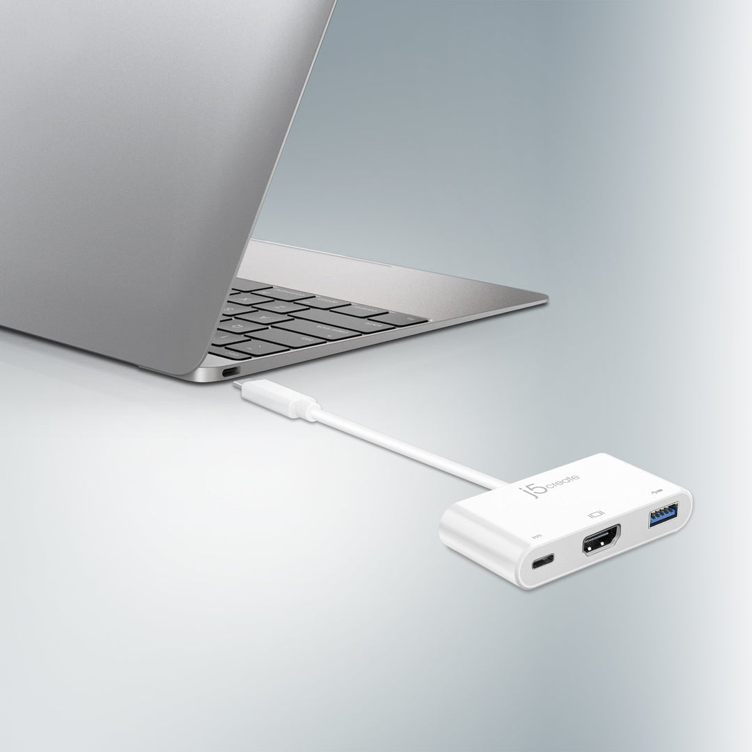 J5CREATE USB TYPE-C TO HDMI & USB 3.0 WITH POWER DELIVERY