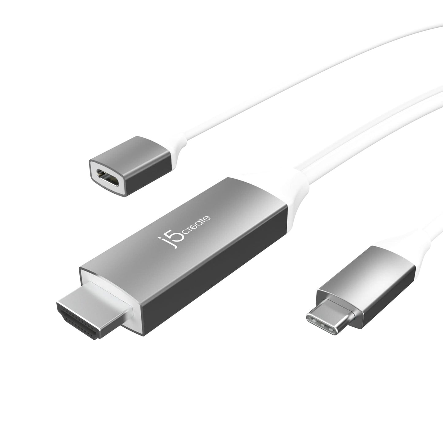 J5CREATE USB-C TO 4K HDMI CABLE WITH PD100W PASS-THROUGH