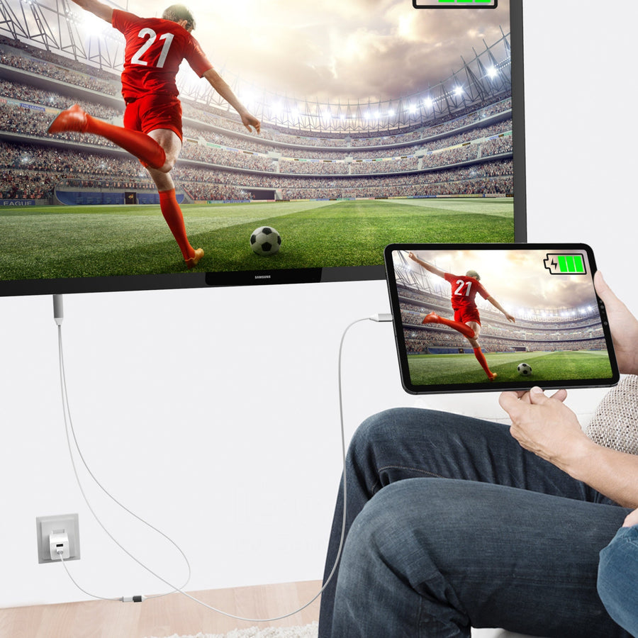 J5CREATE USB-C TO 4K HDMI CABLE WITH PD100W PASS-THROUGH