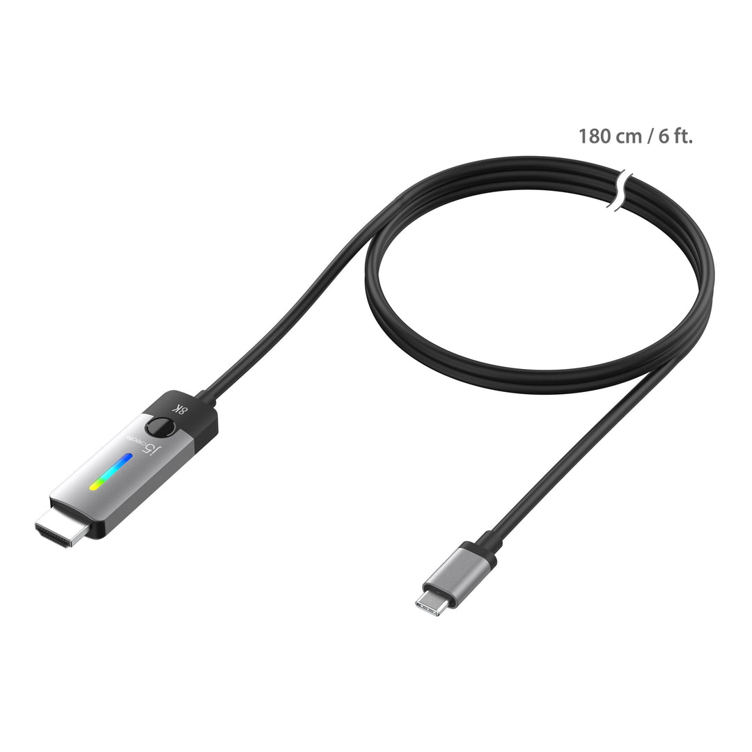 J5CREATE USB-C TO HDMI 2.1 8K CABLE