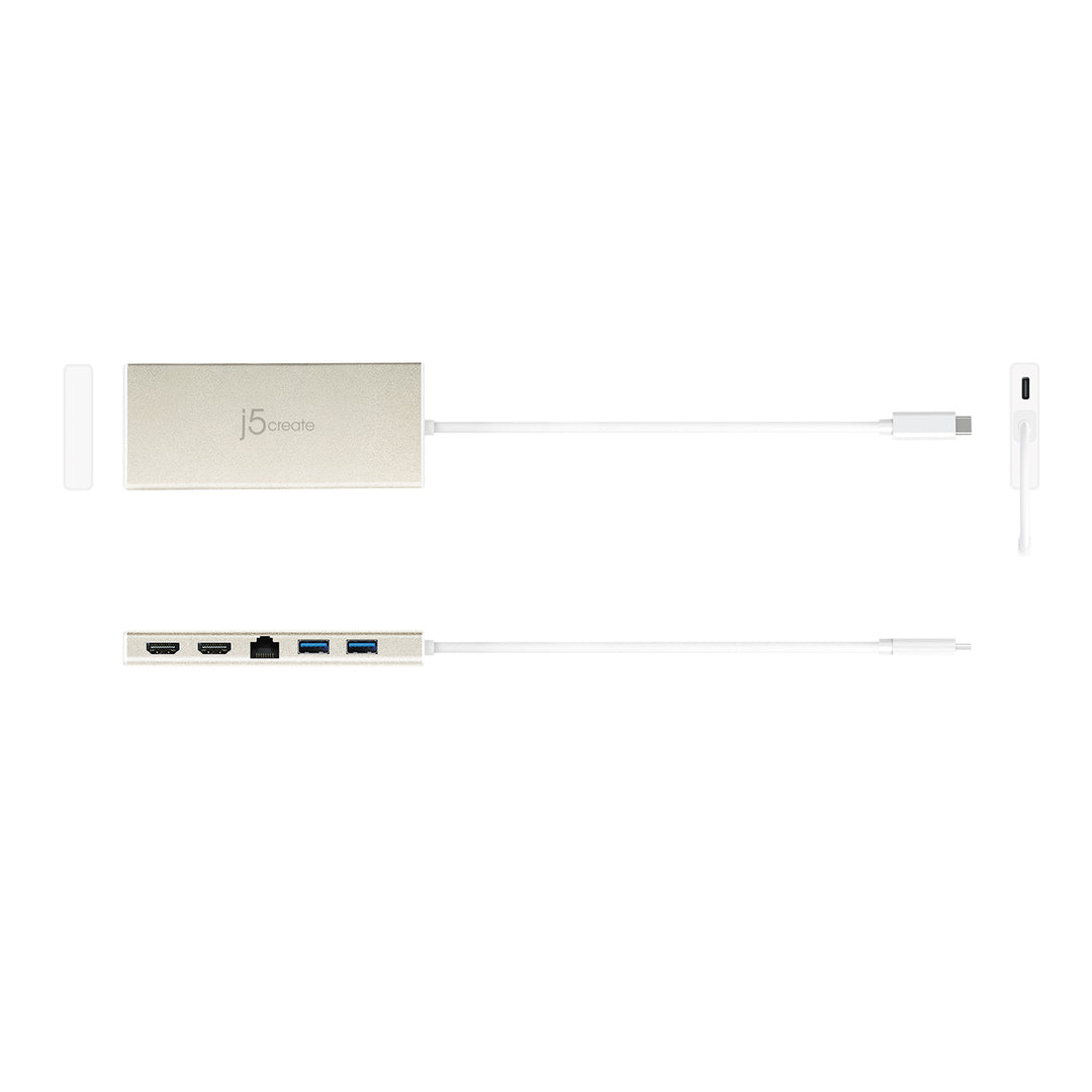 J5CREATE USB TYPE-C DUAL HDMI MINI DOCK