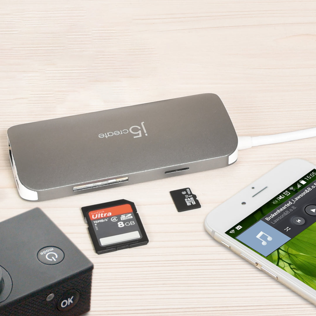 J5CREATE USB TYPE-C MULTI-ADAPTER (8 IN 1)