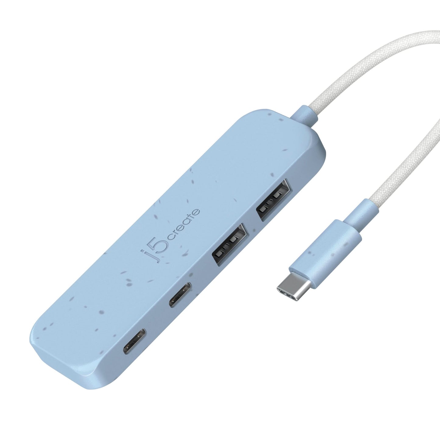 J5CREATE ECO-FRIENDLY USB-C to 4-Port Type-C & Type-A Gen 2 Hub