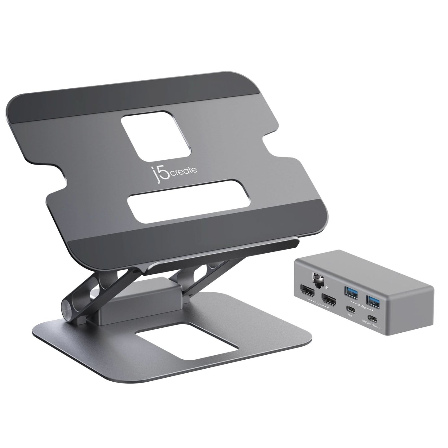 J5CREATE MULTI-ANGLE DUAL HDMI DOCKING STAND