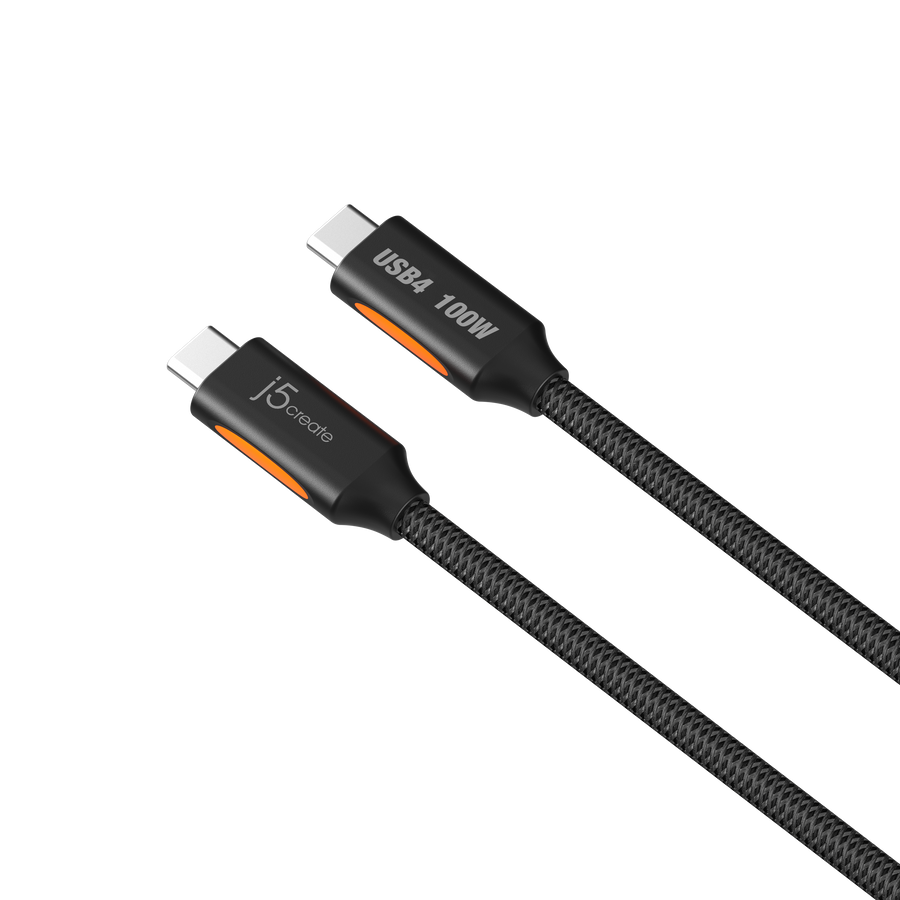 J5CREATE USB4 40GBPS FULL-FEATURED USB-C COAXIAL CABLE