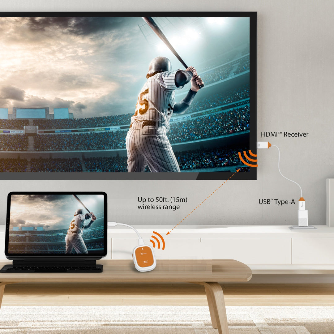 J5CREATE SCREENCAST FHD USB-C WIRELESS DISPLAY EXTENDER