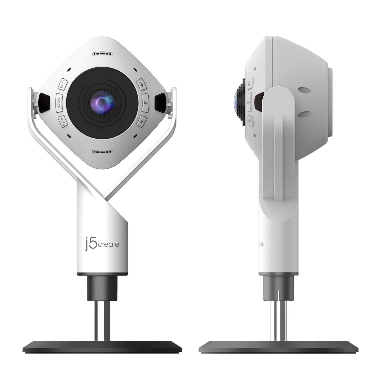 J5CREATE 360° AI-Powered Webcam with Speakerphone JVU368