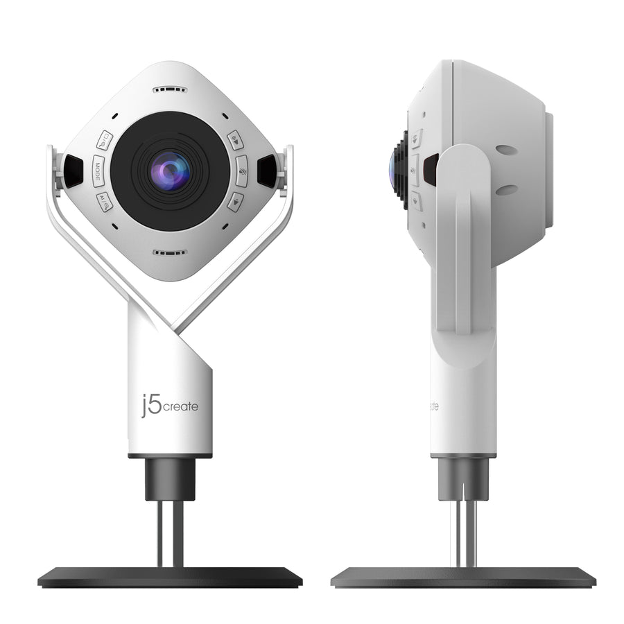 J5CREATE 360 AI-POWERED WEBCAM WITH SPEAKERPHONE