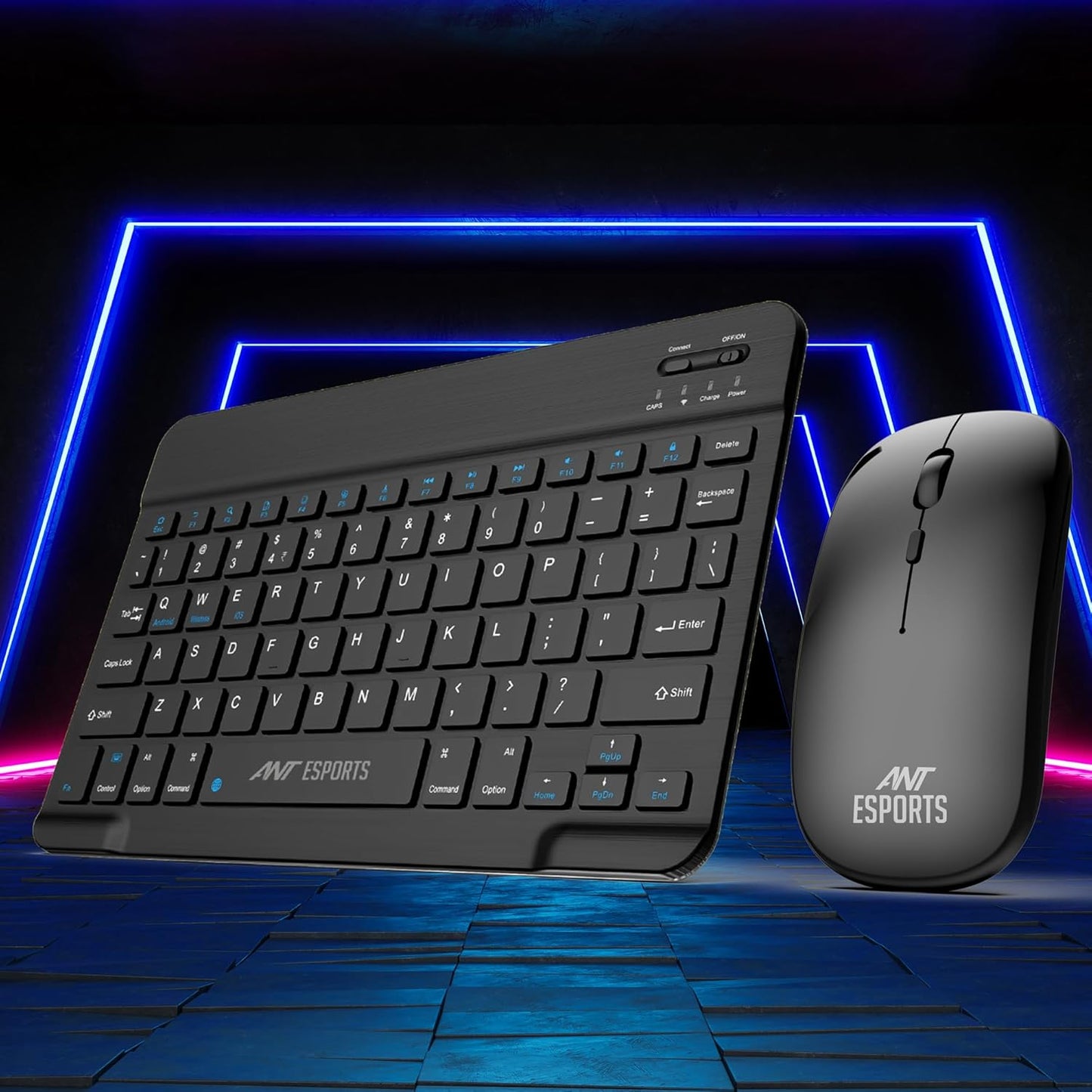 ANT ESPORTS WKM11 WIRELESS KEYBOARD & MOUSE COMBO -BLACK (ETA-SD-20221009069)(ETA-SD-20221009067)