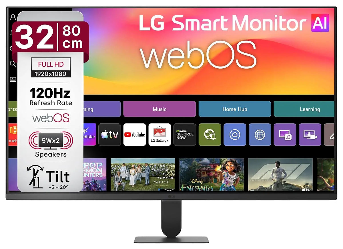 LG 32U501SB 80 cm (32 Inch) Full HD (1920x1080) Smart Monitor