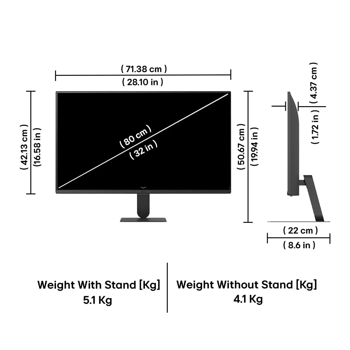 LG 32U501SB 80 cm (32 Inch) Full HD (1920x1080) Smart Monitor
