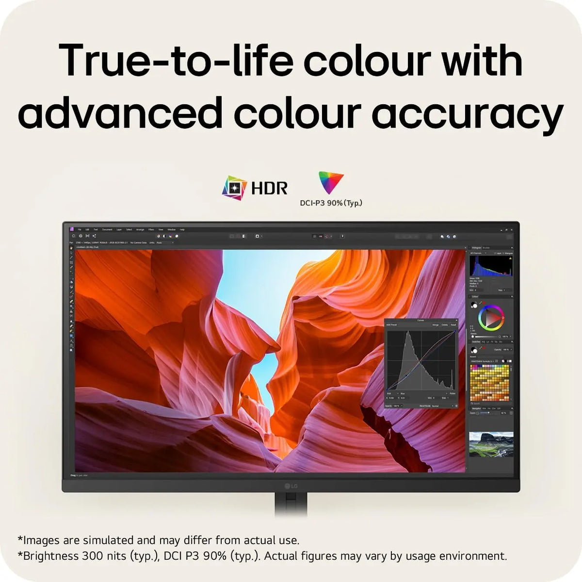 LG UltraFine™ U7 27U710B-B Monitor | 27 inch UHD 4K IPS, Black