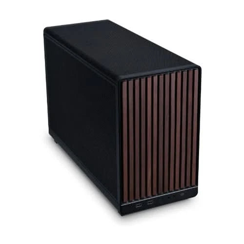 LIAN LI A3-mATX Wood Edition Black Mini Tower Cabinet
