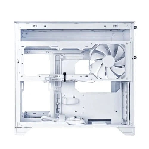 LIAN LI O11 VISION-M White, Micro-ATX Dual Chamber Gaming Cabinet