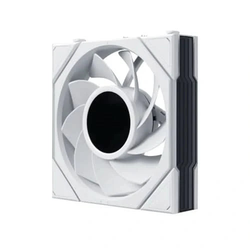 LIAN LI UNI FAN TL LCD FLEX Reverse Blade 120mm ARGB Case Fan, 3-Pack, White