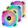 CORSAIR LL120 RGB CABINET FAN TRIPLE PACK WITH LIGHTING NODE PRO WHITE
