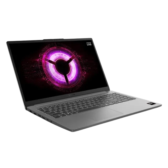 Lenovo LOQ 15ARP10E AMD Ryzen 5 Gaming Laptop, 16GB RAM, 512GB SSD, 6GB Graphics, 15.6 Inch 144 Hz FHD IPS Display, GeForce RTX 3050, Windows 11 Home, MS Office Home 2024, Grey, 1.8 KG