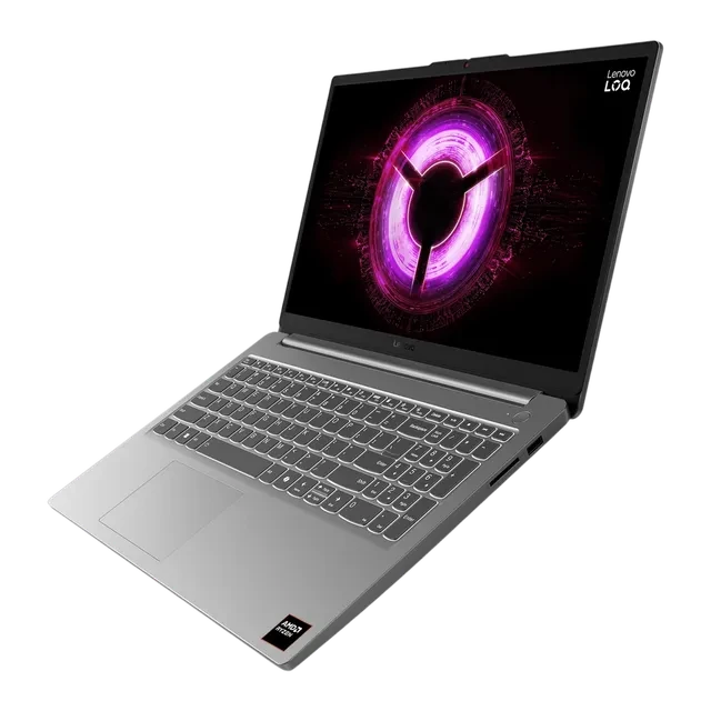 Lenovo LOQ 15ARP10E AMD Ryzen 5 Gaming Laptop, 16GB RAM, 512GB SSD, 6GB Graphics, 15.6 Inch 144 Hz FHD IPS Display, GeForce RTX 3050, Windows 11 Home, MS Office Home 2024, Grey, 1.8 KG