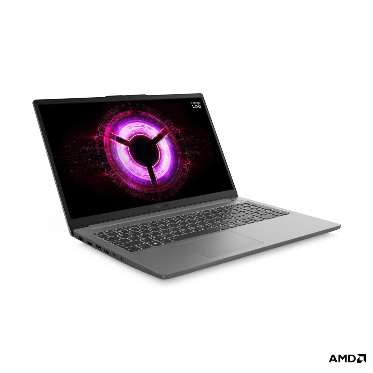Lenovo LOQ, AMD Ryzen 5 7535HS, 16GB RAM DDR5, GeForce RTX 3050 6GB GDDR6, Windows 11 Home, 15.6 inch, FHD, MS Office Home 2024, Grey, 1 Year Warranty, 83S000JCIN