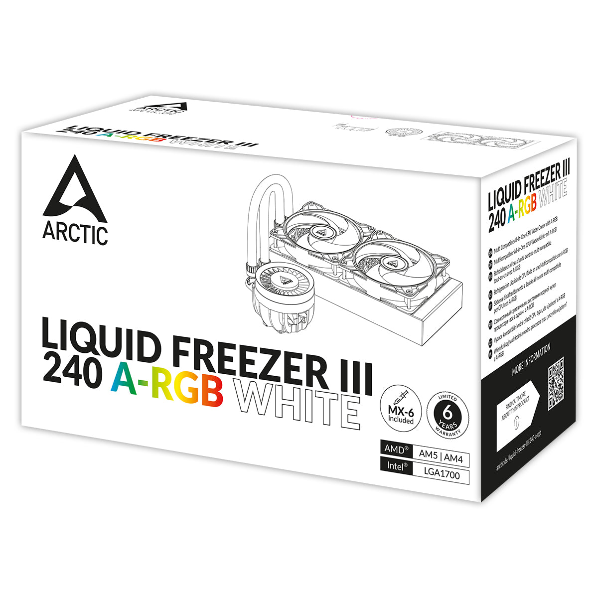 ARCTIC LIQUID FREEZER III-240 A-RGB (WHITE) ACFRE00150A