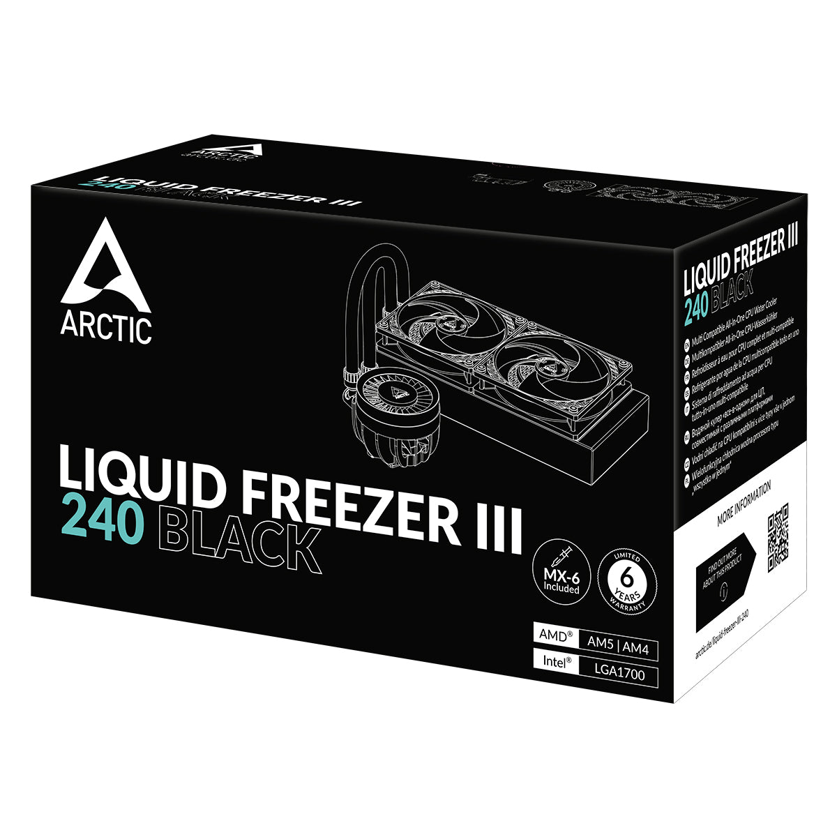 ARCTIC LIQUID FREEZER III-240 (BLACK)